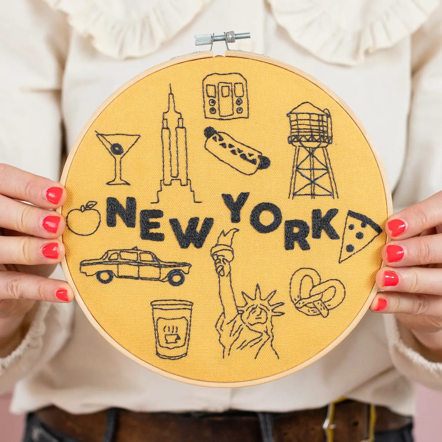 New York Icons Embroidery Kit