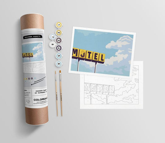 Roadside Vignette  |  Modern Paint by Numbers Kit