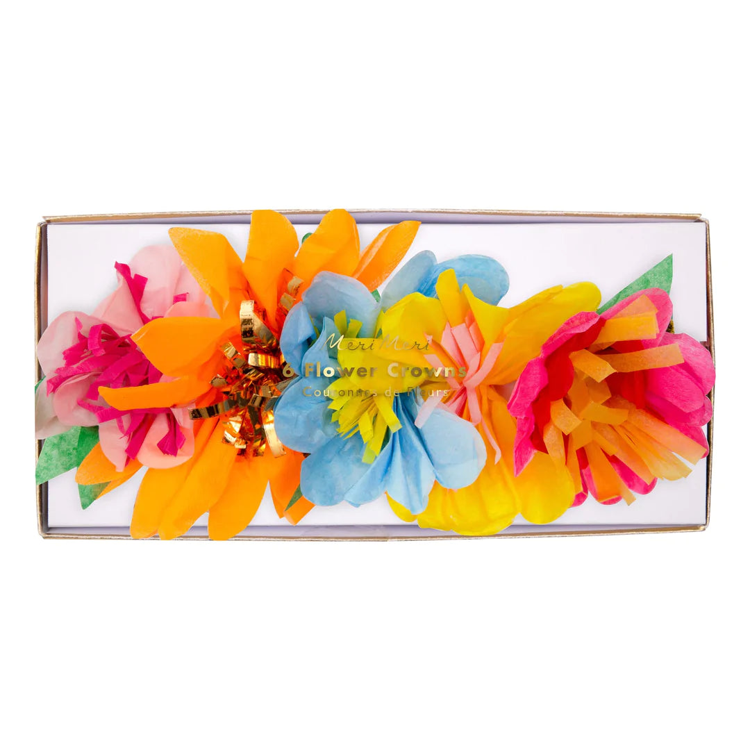 Bright Floral Party Crowns