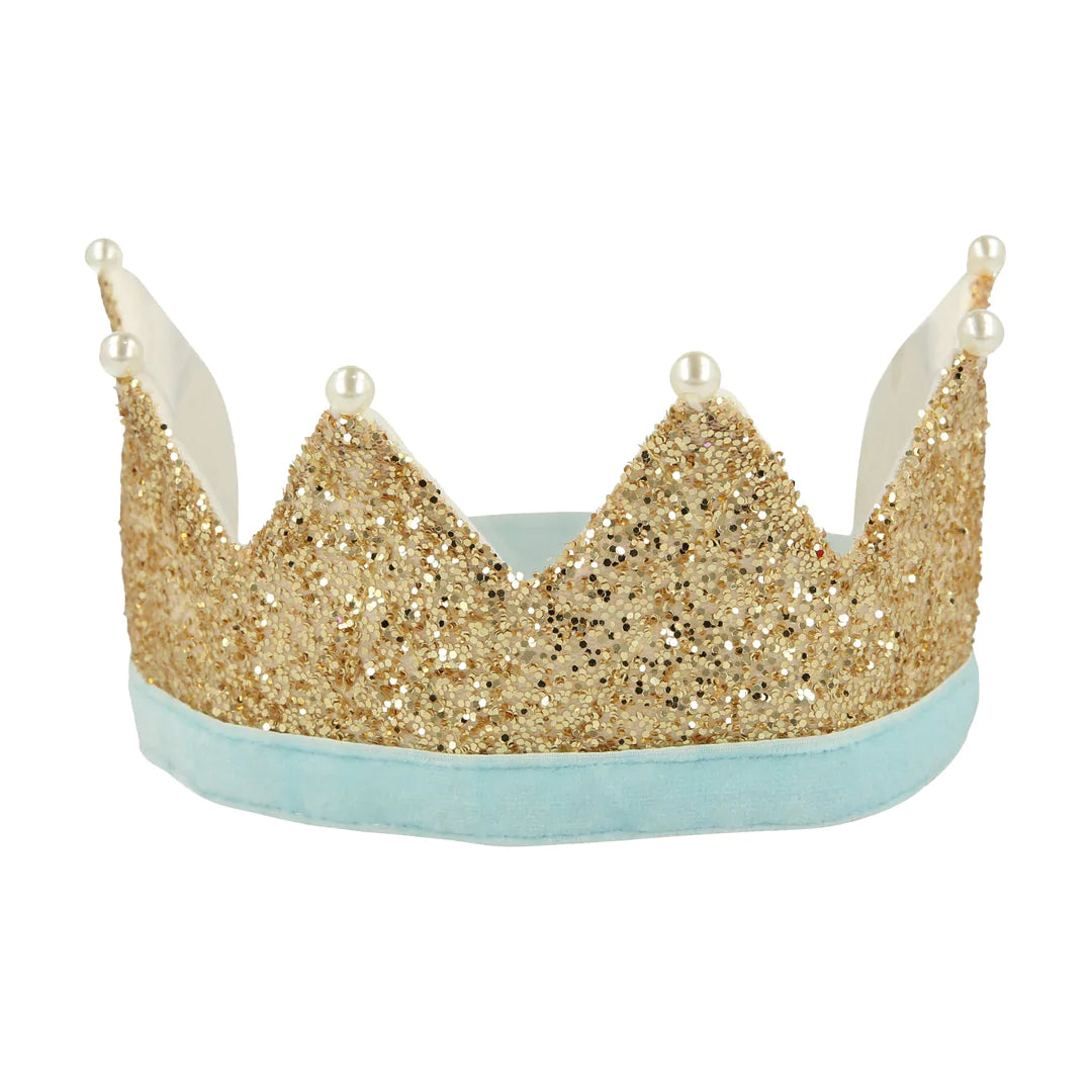 Gold & Pearl Party Crown