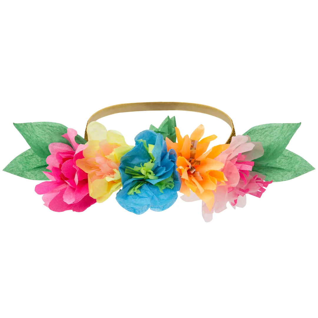 Bright Floral Party Crowns