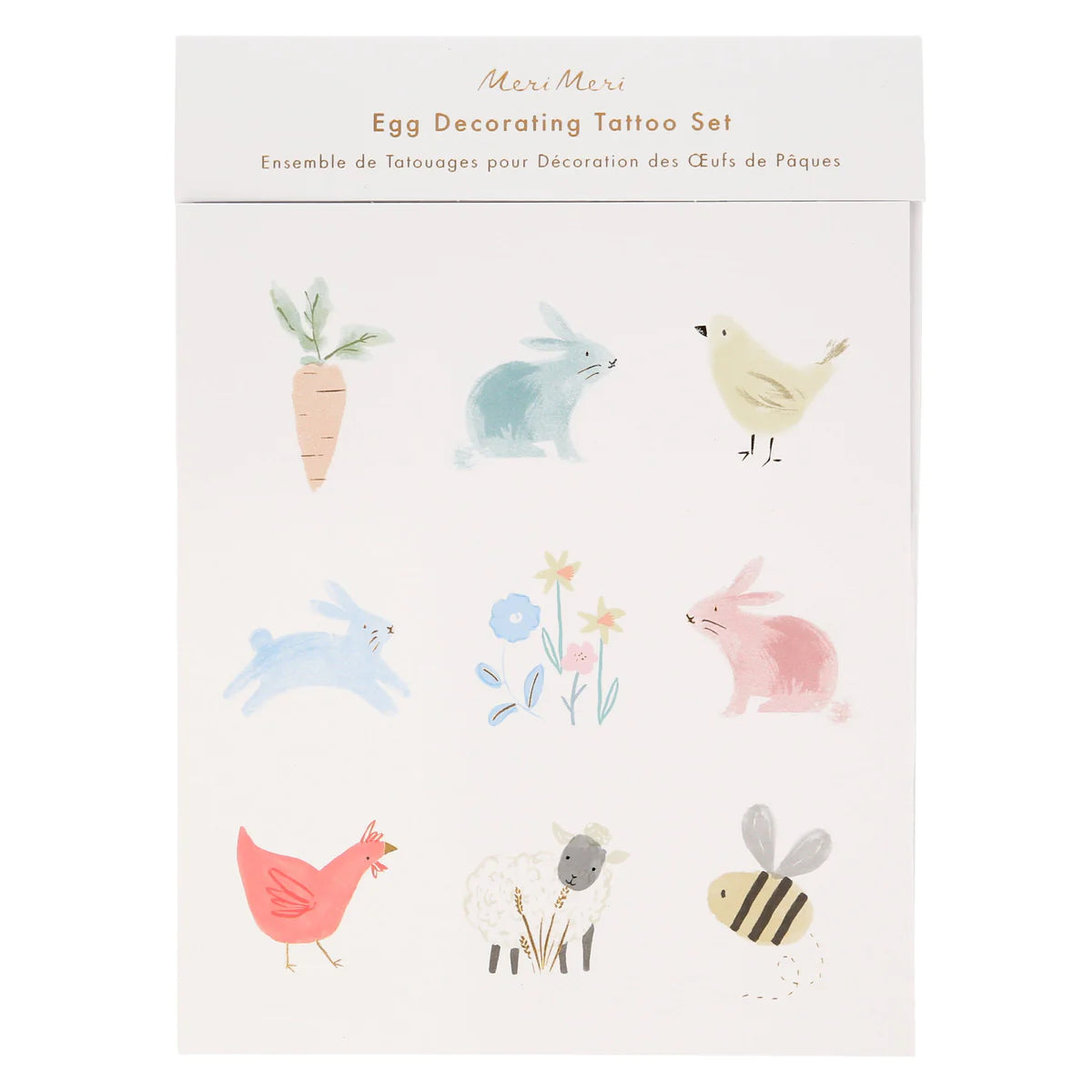 Egg Decorating & Tattoo Set - Pastel