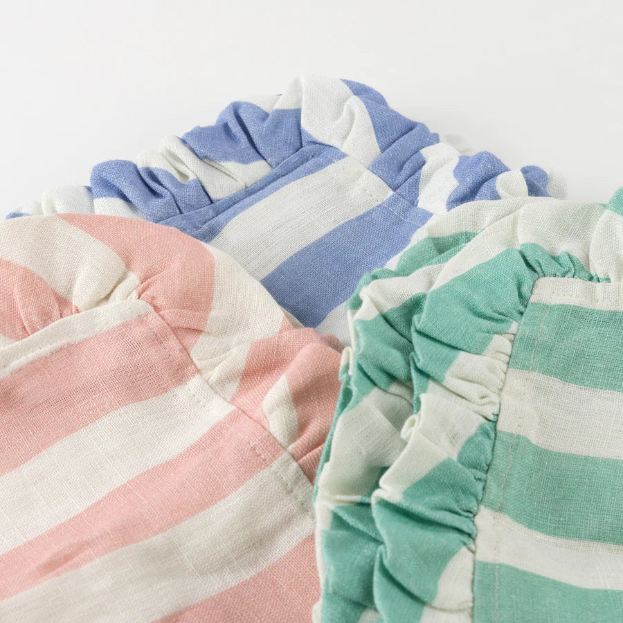 Stripe Ruffle Napkins | Pastels