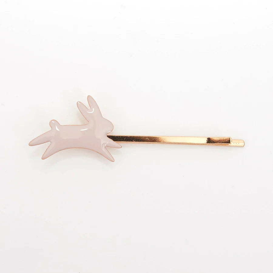 Bunny Enamel Hair Slides