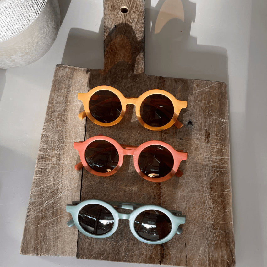 Kids Recycled Plastic Sunglasses in Thyme