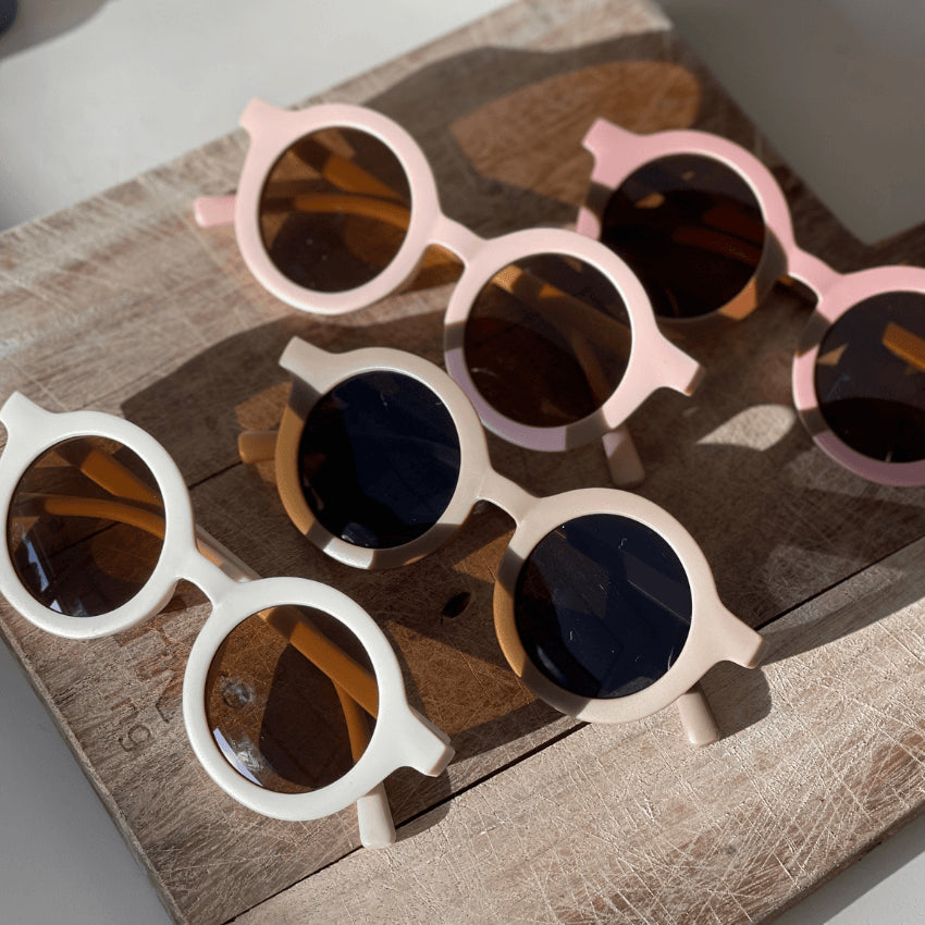 Kids Recycled Plastic Sunglasses in Fawn